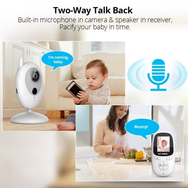 Wireless Baby Monitor With Night Vision And Intercom - Image 5