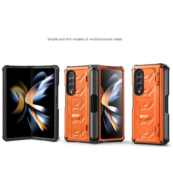 Foldable Shockproof Phone Case for Samsung Galaxy z Fold 4 / 5g - Green - Image 3
