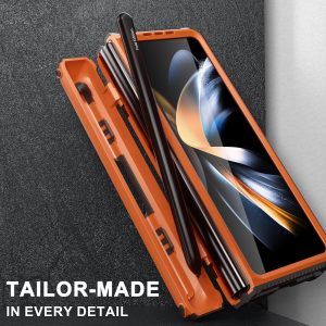 Foldable Shockproof Phone Case for Samsung Galaxy z Fold 4 / 5g - Green - Image 7