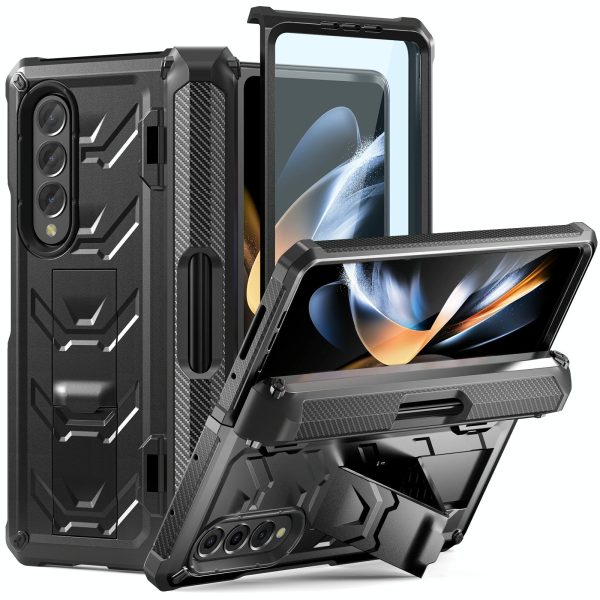 Foldable Shockproof Phone Case for Samsung Galaxy z Fold 4 / 5g - Green - Image 8