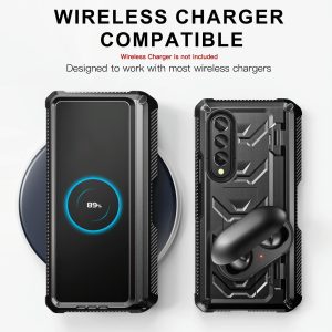 Foldable Shockproof Phone Case for Samsung Galaxy z Fold 4 / 5g - Green - Image 10