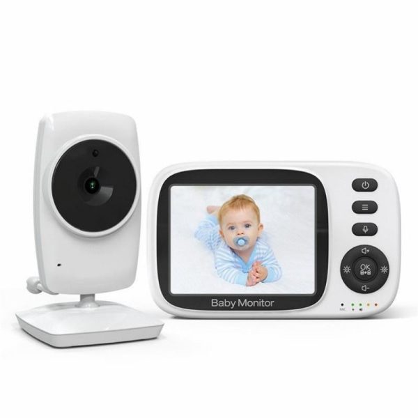 3.2 Baby Monitor With 2-Way Voice Temperature Monitoring & 3.2 Screen