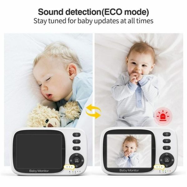 3.2 Baby Monitor With 2-Way Voice Temperature Monitoring & 3.2 Screen - Image 5