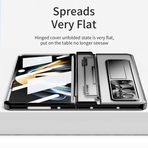Phantom Series Folding Case for Samsung Galaxy z Fold 4 - Black - Image 12