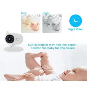 Wireless Baby Monitor With Night Vision And Temperature Display - 3.5 Inch - Image 4