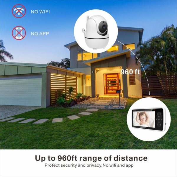 360-Degree Rotating Baby Monitor With Night Vision And Intercom - Image 7