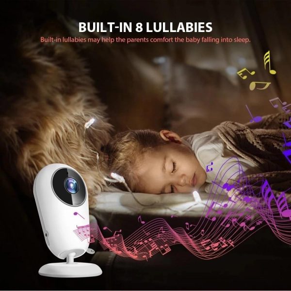 Wireless Baby Monitor With Night Vision Camera - 4.3 Inch Screen - Image 7