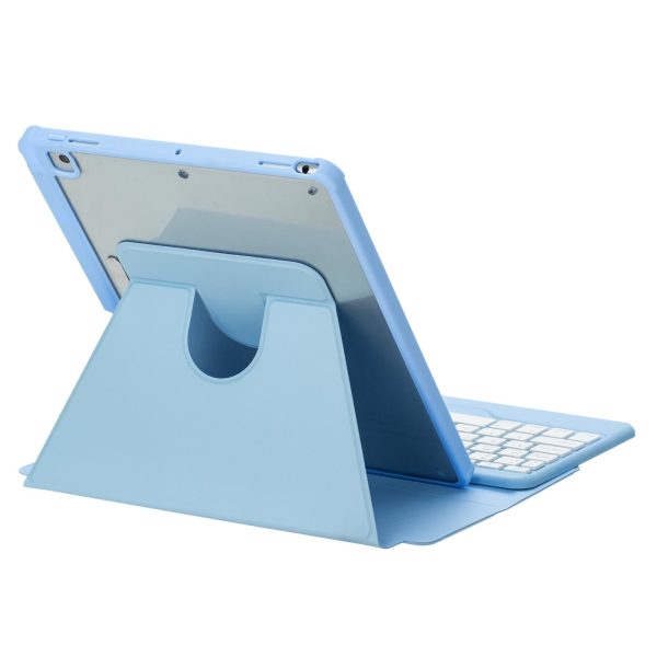 360 Rotation Bluetooth Keyboard Leather Case For Ipad 10.9 2022 - Green - Image 7