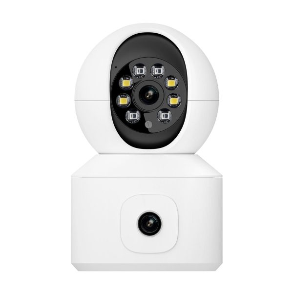 2Mp Dual Lens Dual Screen Wifi Camera With Two-Way Voice & Motion Detection - Surveillance - Image 2