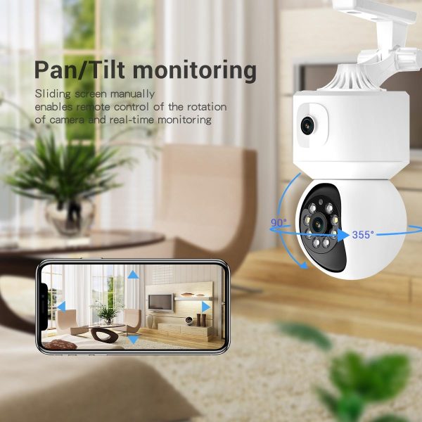 2Mp Dual Lens Dual Screen Wifi Camera With Two-Way Voice & Motion Detection - Surveillance - Image 8
