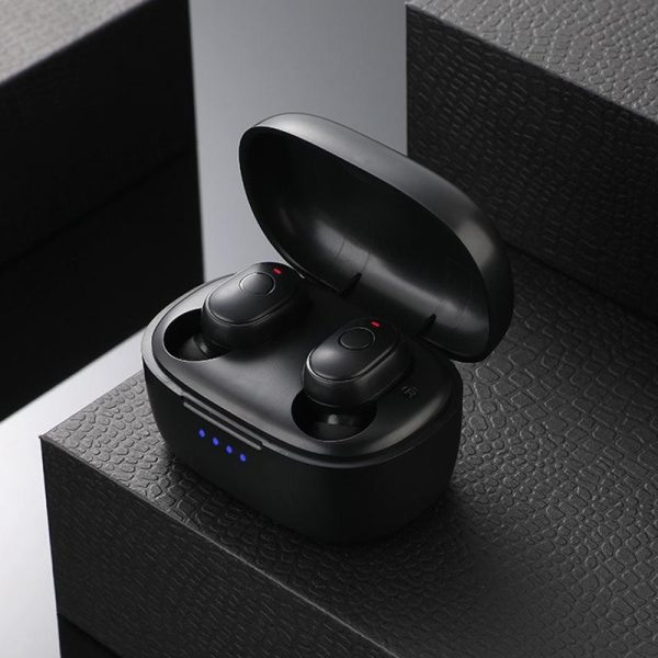 Waterproof Mini Touch-control Bluetooth Earphones with Noise Cancelling - Blue - Image 3
