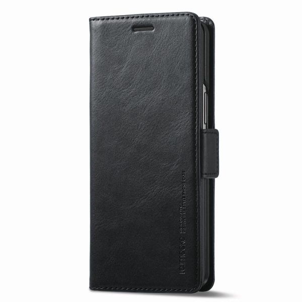 Rfid Leather Phone Case for Samsung Galaxy z Fold 4 / 5g - Secure & Stylish - Black - Image 2