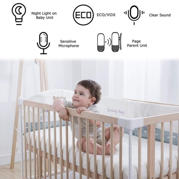 Two-Way Talk Back Baby Monitor With Wireless Audio And Sound Alert - Image 5