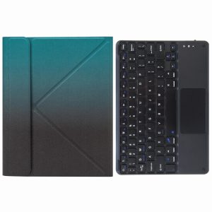 Bluetooth Keyboard Leather Case For Ipad 10.2 / Pro 10.5 - Three-Fold Holder - Black - Image 2