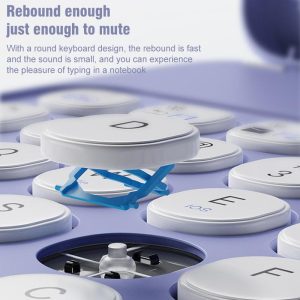 360 Degree Rotatable Bluetooth Keyboard Leather Case With Three-Colour Backlight - Dark Green - For Ipad 10Th Gen 10.9 2022 - Image 5