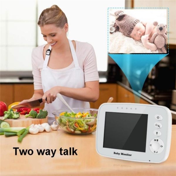 3.5 Baby Monitor With Two-Way Audio And Night Vision - Image 5