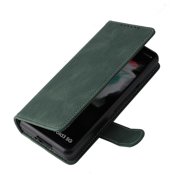 Foldable Leather Case for Samsung Galaxy z Fold 4 / 5g - Detachable - Black - Image 4