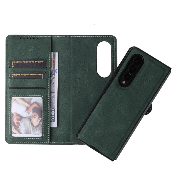 Foldable Leather Case for Samsung Galaxy z Fold 4 / 5g - Detachable - Black - Image 5