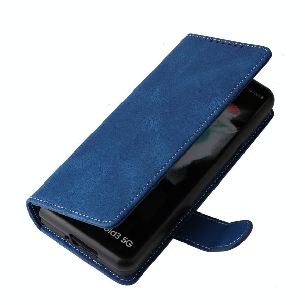 Foldable Leather Case for Samsung Galaxy z Fold 4 / 5g - Detachable - Black - Image 10
