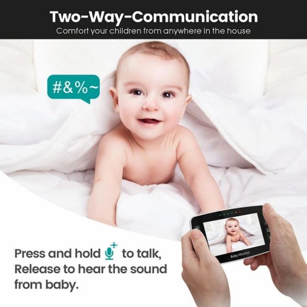 Smart Night Vision Baby Monitor With 4.3 Colour Display And Zoom - Image 6