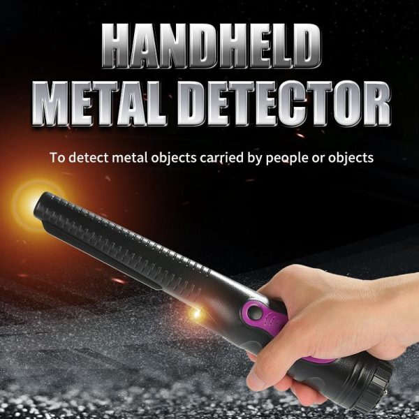 Outdoor Handheld Metal Detector for Treasure Hunting - Orange Purple - Image 6
