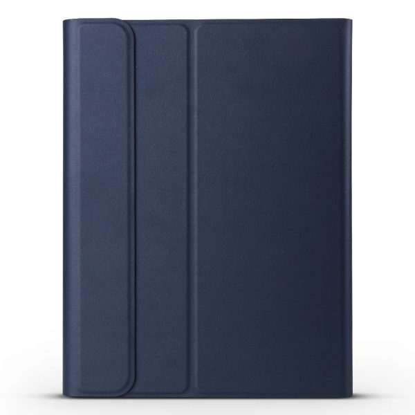 Bluetooth Keyboard & Leather Tablet Case For Ipad Pro 11 Detachable Brushed Texture Horizontal Flip Holder - Dark Blue - Image 8