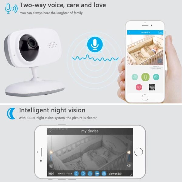 Wireless Baby Monitor With 720P Surveillance Camera - Image 15