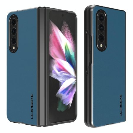 Leather Shockproof Case for Samsung Galaxy z Fold 4 / 5g - Blue
