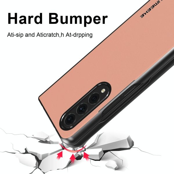 Leather Shockproof Case for Samsung Galaxy z Fold 4 / 5g - Blue - Image 5