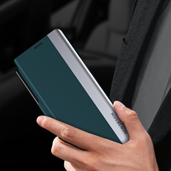 Samsung Galaxy z Fold 4 Leather Phone Case with Pen Slot - Shockproof - Blue - Image 5