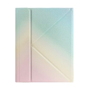 Bluetooth Keyboard Leather Case For Ipad Pro 11 With Holder & Pen Slot - Gradient Purple - Image 10