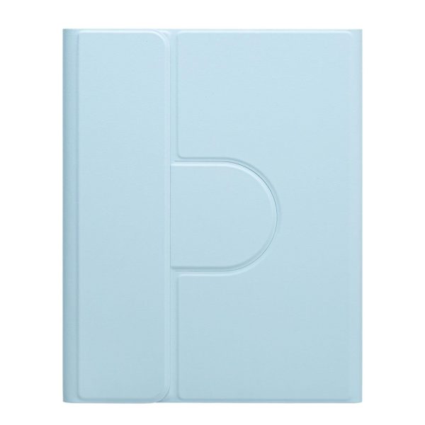 360 Degree Rotatable Bluetooth Keyboard Leather Case - Square Button - Dark Green - For Ipad 10.2 2021 / Air 2019 - Image 9
