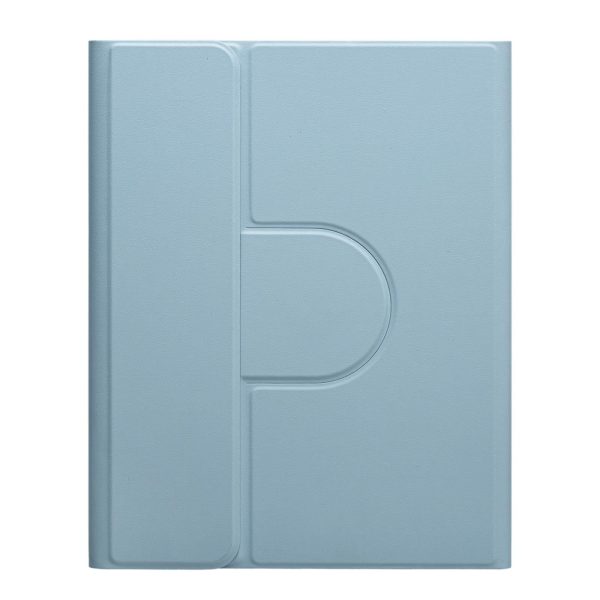 360 Degree Rotatable Bluetooth Keyboard Leather Case - Square Button - Dark Green - For Ipad 10.2 2021 / Air 2019 - Image 13