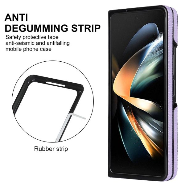 Foldable Cross Pattern Phone Case - Compact Design - Rose Gold - Image 5