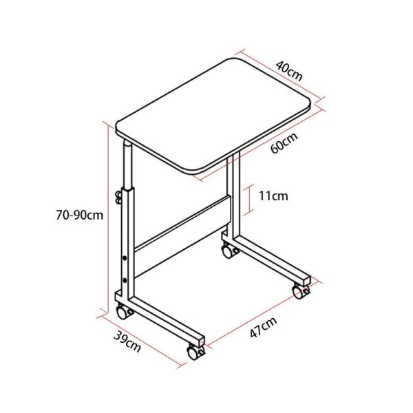 Portable Wood Laptop Desk - Removable & Bedside - Hc0227D - Image 13