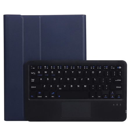 2-In-1 Bluetooth Keyboard & Leather Tablet Case For Ipad Pro 11 / Ipad Air 2020 - Dark Blue