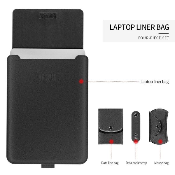 11 / 12 Inch 4-in-1 Computer Bracket Liner and Storage Bag - Gray - Image 7