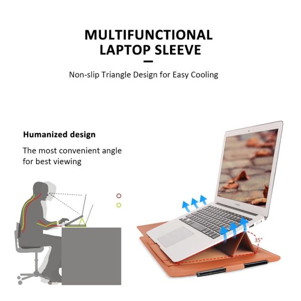 11 / 12 Inch 4-in-1 Computer Bracket Liner and Storage Bag - Gray - Image 9