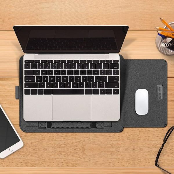 11 / 12 Inch 4-in-1 Computer Bracket Liner and Storage Bag - Gray - Image 11