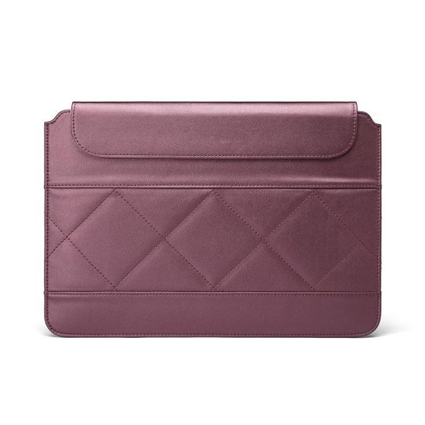 11-12 Inch Thin & Light Microfiber Leather Notebook Liner Bag for Computers - Gray - Image 11