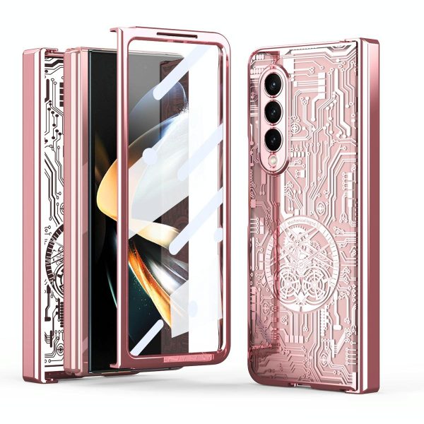 Foldable Electroplated Phone Case - Mechanical Legend 4.5g - Black - Image 2