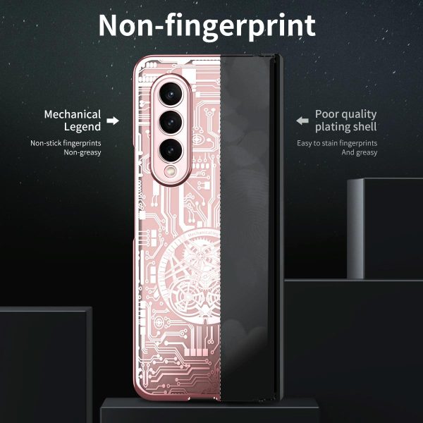 Foldable Electroplated Phone Case - Mechanical Legend 4.5g - Black - Image 6