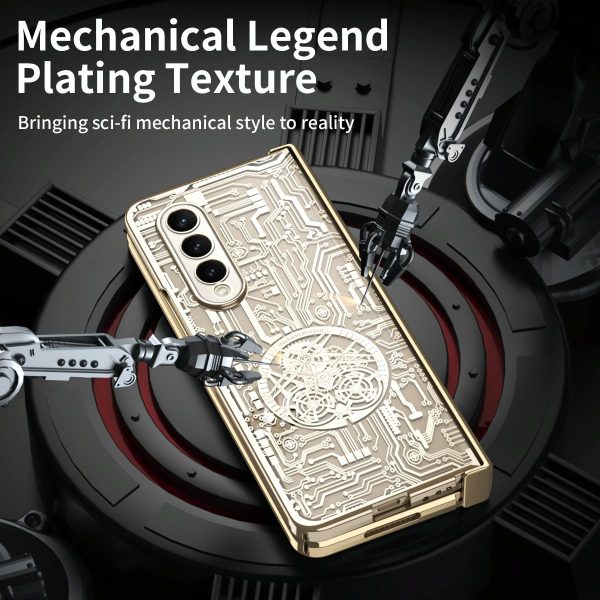 Foldable Electroplated Phone Case - Mechanical Legend 4.5g - Black - Image 9