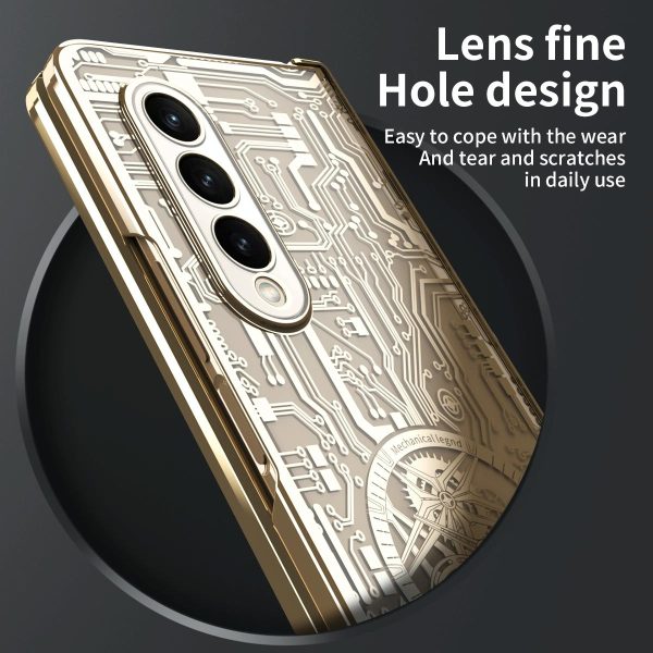 Foldable Electroplated Phone Case - Mechanical Legend 4.5g - Black - Image 10