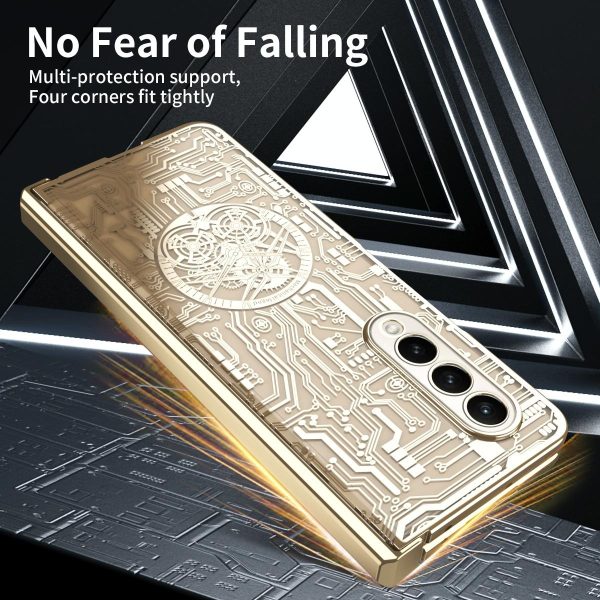Foldable Electroplated Phone Case - Mechanical Legend 4.5g - Black - Image 11