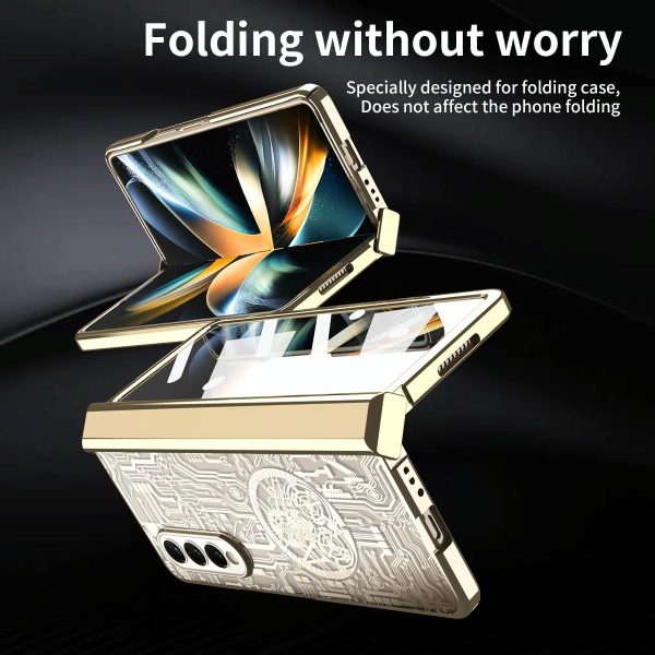 Foldable Electroplated Phone Case - Mechanical Legend 4.5g - Black - Image 13