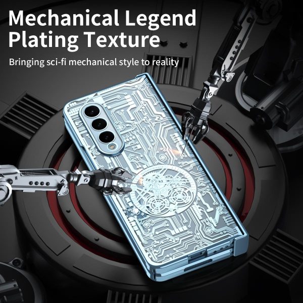 Foldable Electroplated Phone Case - Mechanical Legend 4.5g - Black - Image 15