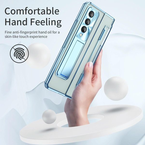 Phantom Series Folding Case for Samsung Galaxy z Fold 4 - Blue - Image 7