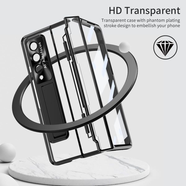 Phantom Series Folding Case for Samsung Galaxy z Fold 4 - Blue - Image 9
