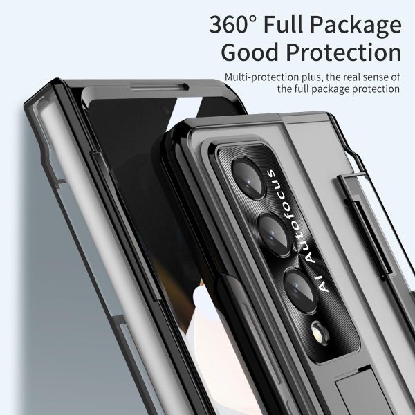 Phantom Series Folding Case for Samsung Galaxy z Fold 4 - Blue - Image 10